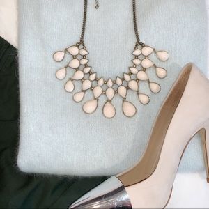 Pale Pink Statement Necklace